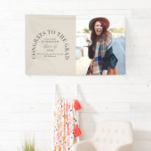 Moderner geometrischer typografischer Foto Bogen A Banner (Insitu)