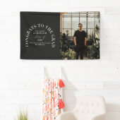Moderner geometrischer typografischer Foto Bogen A Banner (Insitu)