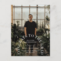 Moderner geometrischer typografischer Foto Bogen A