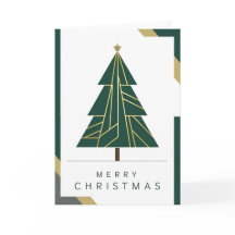 Moderner geometrischer Weihnachtsbaum