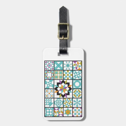 Moderner Gepäckanhänger (Vorderseite vertikal)