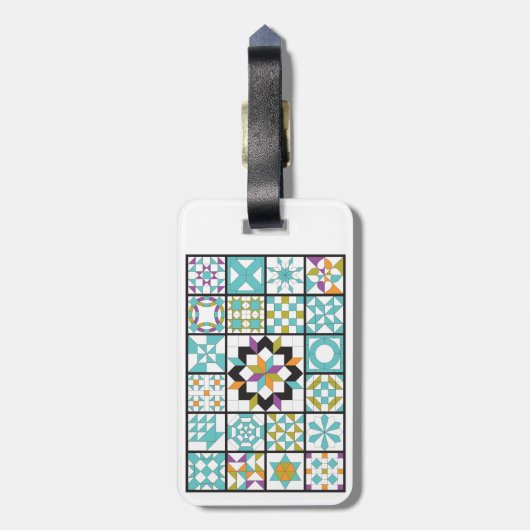 Moderner Gepäckanhänger (Rückseite vertikal)