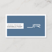 Moderner gerahmter Raum mit Logo und QR-Code Visitenkarte (Vorderseite)