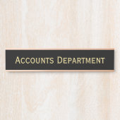 Moderner Geschäfts Büroschulabteilungsname Türschild (Vorderseite )