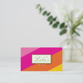 Moderner Geschäfts-Karten-Salon-Wellness-Center Visitenkarte (Stehend Vorderseite)