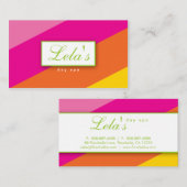 Moderner Geschäfts-Karten-Salon-Wellness-Center Visitenkarte (Vorne/Hinten)