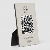 Moderner Geschäfts-QR-Code Fotoplatte (Seite)