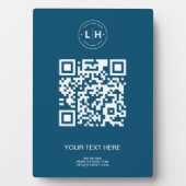 Moderner Geschäftspromotion- QR-Code Fotoplatte (Vorderseite)