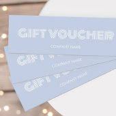 Moderner Geschenkgutschein