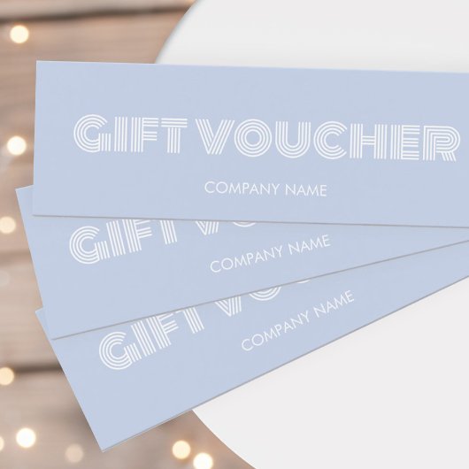Moderner Geschenkgutschein