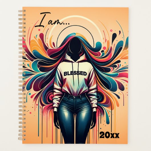 Moderner Gesegneter religiöser Themenplaner Planer (Vorderseite)