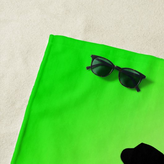 Moderner Gestochen Tänzer mit Angebot Strandtuch (Beispiel)