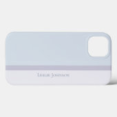 Moderner gestreifter, farbiger und Lila Farbblock Case-Mate iPhone Hülle (Rückseite (Horizontal))