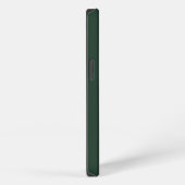 Moderner gestreifter, grüner und Khaki-brauner Far iPhone Hülle (Rechte Seite)
