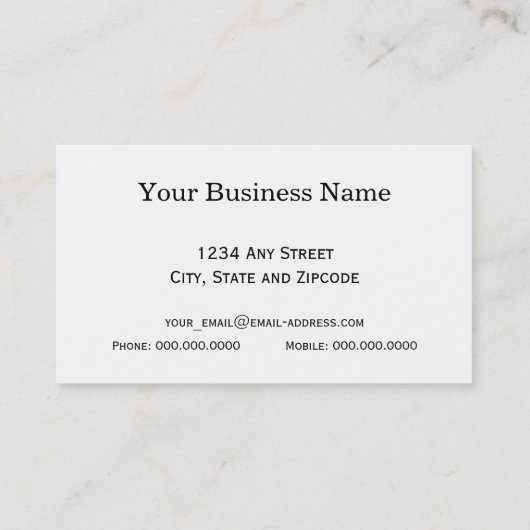 Moderner gestreifter Ölfeld-Entwurf Visitenkarte (Rückseite)