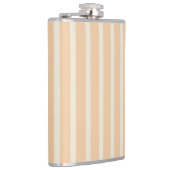 Moderner, gestreifter Vinyl-Flasche aus Gold und C Flachmann (Rechts)