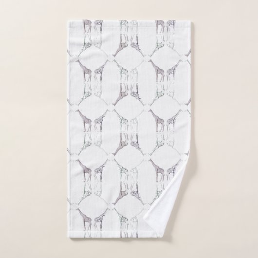 Moderner Giraffen-Druck Handtuch (Handtuch)