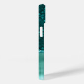 Moderner Girl-Floral-Glitzer Shimmer Personalisier Case-Mate iPhone Hülle (Rückseite / Rechts)