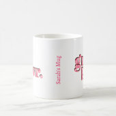 Moderner Girl-Power Feminist Individuelle Name Kaffeetasse (Mittel)