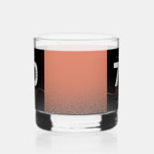 Moderner Girly Copper Glitzer 70 und Sassy Whiskyglas (Links)