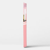 Moderner Girly Glitzer Trendy Rose Gold Stilvoll Case-Mate iPhone Hülle (Rückseite / Links)