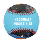 Moderner GLAD GRAD 2 Foto Abschluss Baseball (Vorderseite)