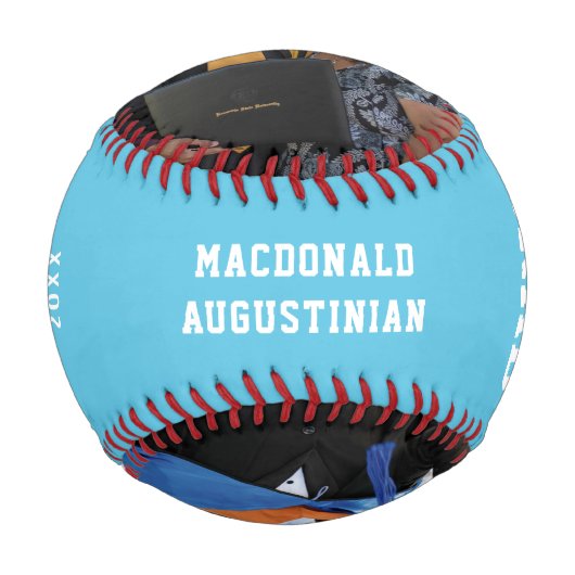 Moderner GLAD GRAD 2 Foto Abschluss Baseball (Vorderseite)