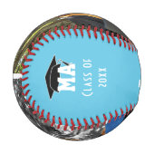 Moderner GLAD GRAD 2 Foto Abschluss Baseball (Vorderseite Links)