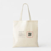 Moderner Glam rosa Neonlashes Techniker Manikurin Tragetasche (Rückseite)