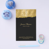 Moderner Glamour Gold Pattern Glitzer Flyer (Einzeln)