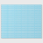 Moderner Glamour-Schnee-Eule Geschenkpapier (Flach)