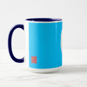 Moderner Glamour-Schnee-Eule Tasse (Links)