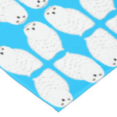 Moderner Glamour-Schnee-Eule Tischdecke (Schrägansicht)