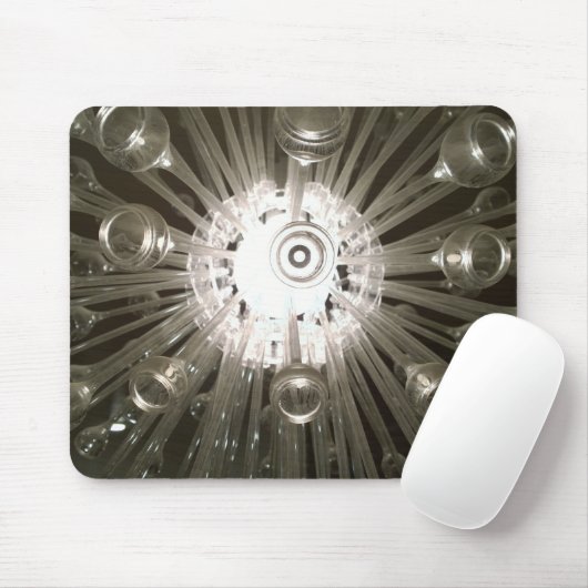 Moderner Glass Pipe Kronier Mousepad (Mit Mouse)