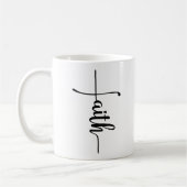 Moderner Glaube Christlich Kaffeetasse (Links)