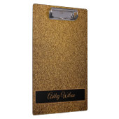 Moderner Glitzer aus hübschem Kupfergold Klemmbrett (Rechts)