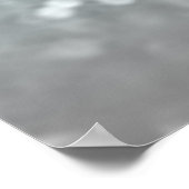 Moderner Glitzer Bokeh, Strip, Imitate Lashes Poster (Ecke)