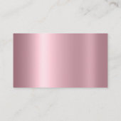 Moderner Glitzer Dog Pad Print Hund Grooming Visitenkarte (Rückseite)