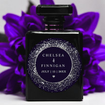 Moderner Glitzer für Navy Blue und Silver