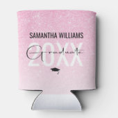 Moderner Glitzer | Klasse des Abschlusses Dosenkühler (Rückseite)