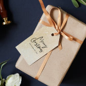 Moderner Glitzer Ombre Frohe Weihnachtsgeschenke T Geschenkanhänger