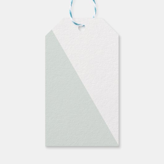 Moderner Glitzer Rose Gold mit Liebe Monogramm Geschenkanhänger (Rückseite)