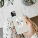 Moderner Glitzer Spark | Personal Initial Girly iP iPhone 11Pro Max Hülle<br><div class="desc">Moderner Glitzer Spark | Persönliche Erstgeburt</div>