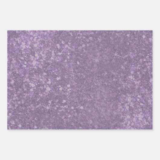 Moderner Glitzer Sparkasse Geschenkpapier Set (Vorderseite)