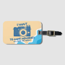 Moderner Globetrotter Gepäckanhänger