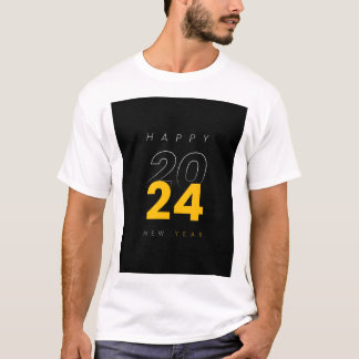 Moderner, glücklicher Neujahrsfest T - Shirt