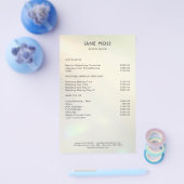 Moderner Glühsalon   Flyer (Einzeln)