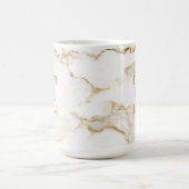 Moderner Gold-Effekt-Marmor-Muster Kaffeetasse (Mittel)