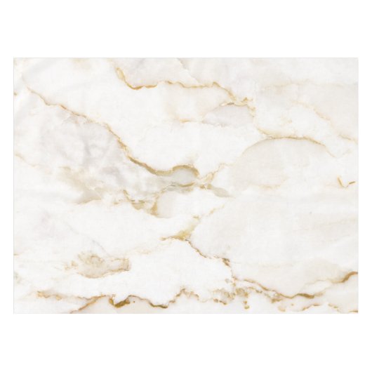 Moderner Gold-Effekt-Marmor-Muster Tischdecke (Vorderseite (Horizontal))