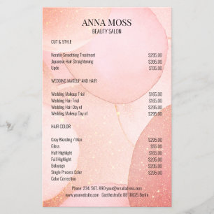 Moderner Gold Glitzer Flyer